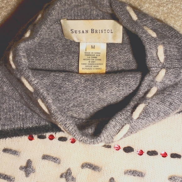 VTG EUC HTF Susan Bristol Sweater. Size M. - Picture 3 of 7